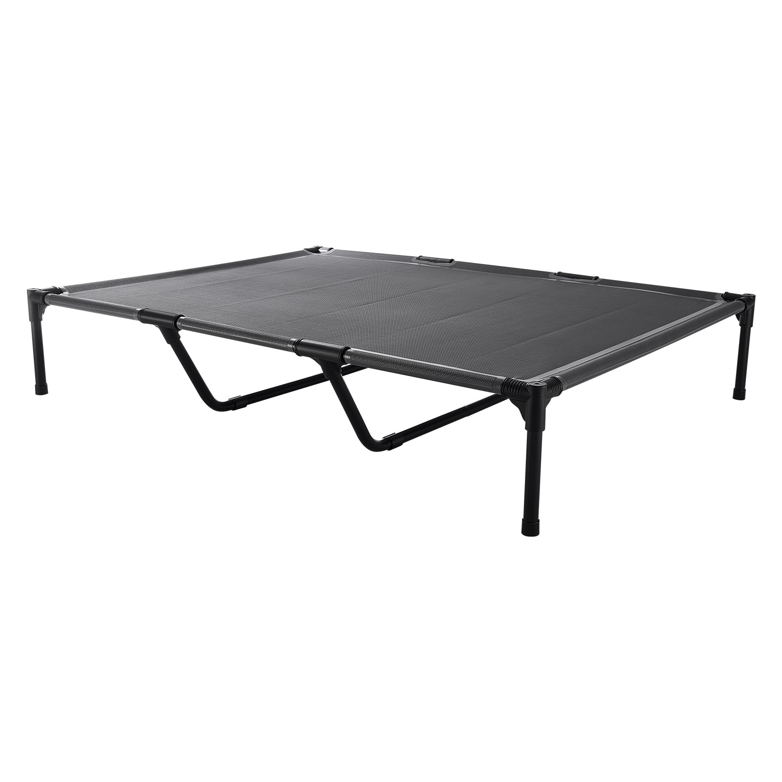 Raised Dog Bed For Large Dogs Portable Metal Frame Pet Cot_voghion.com